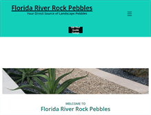 Tablet Screenshot of floridabeachpebbles.com